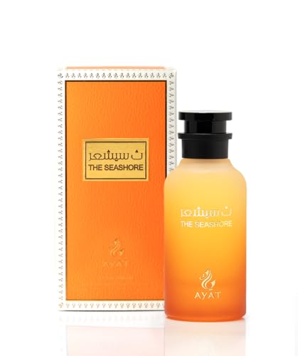 Eau de Parfum Ombre 100 ml AYAT PERFUMES Arabian Duft von Dubai für Männer und Frauen, Hinweise: Oud Weihrauch und Himbeere (The Seashore) von AYAT PERFUMES