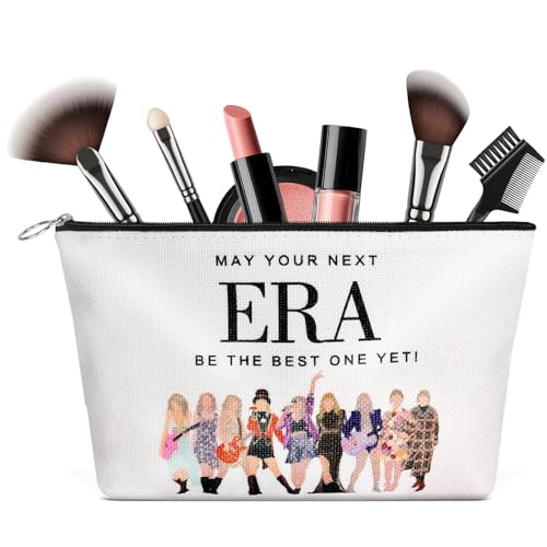 AYBUY Kosmetiktasche Damen, Schminktasche für Musikliebhaber, Tragbare Kosmetiktasche, Kosmetiktasche mit Reißverschluss, Geeignet für Musikliebhaber, Sänger und Musiker(A) von AYBUY