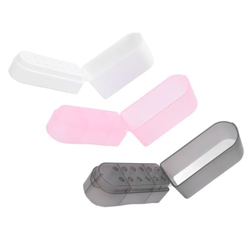 12-Loch-Nagelbohrer-Halter, Beständiger Organizer, Halbtransparente Tragbare Nagellack-Kopf-Aufbewahrungsbox für Nagelstudio mit Kunststoffmaterial von AYNEFY