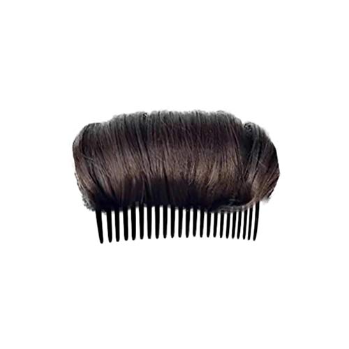 2 Stück Volumen-Haar-Basis, Haar-Accessoires Bump It Up Frisur-Clip-Dutt-Maker für Frauen, Volumen-Einsatz Haar-Bump-Up-Werkzeug für Kurzes Langes Haar DIY (Dunkelbraun) von AYNEFY