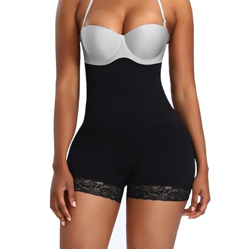 AYNKH Damenhöschen Mit Hoher Taille zur Bauchkontrolle, Bauchweg Unterhose, Body Shaper, Hüftstraffer,Bauchweg Slip, Nahtlose Formende Unterwäsche, die Geheimwaffe für Attraktive Kurven (schwarz, L) von AYNKH