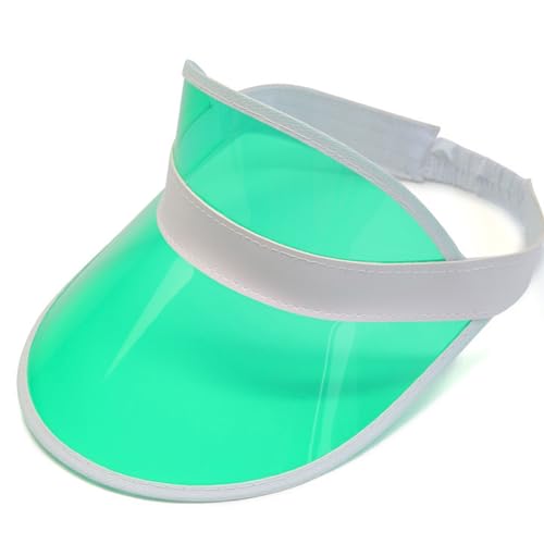 AYNKH Neon Sonnenblende Hüte Party Zubehör Unisex Retro 80s Pub Golf Visor Fancy Dress für Frauen Männer Strand Sport Karneval Bar Party von AYNKH