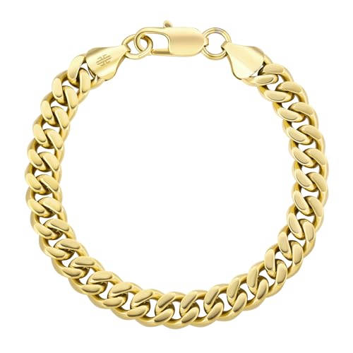 AYOUYA KRKC&CO Cuban Armband (9mm-14K Gold Vergoldet, 20.3) von AYOUYA