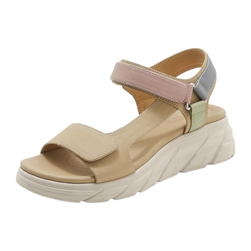 AYOrpeg Damen Sandalen Frauen Sommersandalen Flache Bequem Sandaletten mit dicker Sohle Damen Sandalen Hohe Arch Orthopädische Schuhe Trekkingsandalen(Gelb,36 AYOrpeg Damen Sandalen Frauen Sommersandalen Flache Bequem Sandaletten mit dicker Sohle Damen Sandalen Hohe Arch Orthopädische Schuhe Trekkingsandalen(Gelb,36 von AYOrpeg