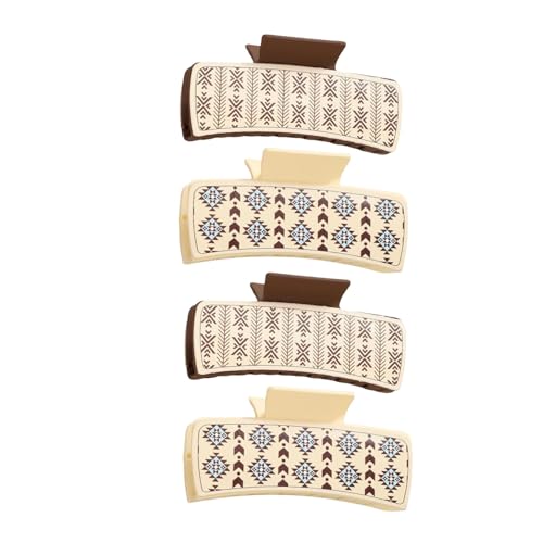 Haarklammer Achterfigur Haarspangen Damen quadratisch Haarstyling Haarspange Haar-accessoires Für Dickes mit Dünnes Haar Haarspange (B, One Size) von AYOrpeg