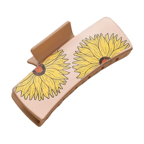 Haarklammer Groß Haarspangen für Damen Dünnes Dickes Haar Vintage Haarclips Große Haarspange Starken Halt Haar Krallen Haar Zubehör (D, One Size) von AYOrpeg