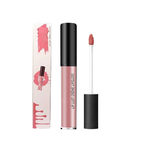 Lippenstift Lang Anhaltender Lipgloss Flüssiger Langanhaltend Glatte Schimmertextur Liquid Lipstick für Damen (02) von AYOrpeg
