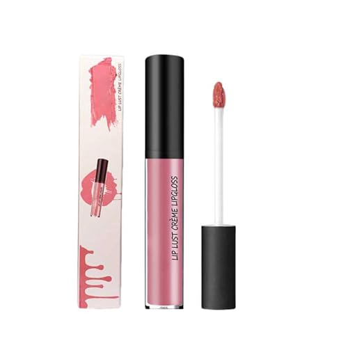 Lippenstift Lang Anhaltender Lipgloss Flüssiger Langanhaltend Glatte Schimmertextur Liquid Lipstick für Damen (05) von AYOrpeg