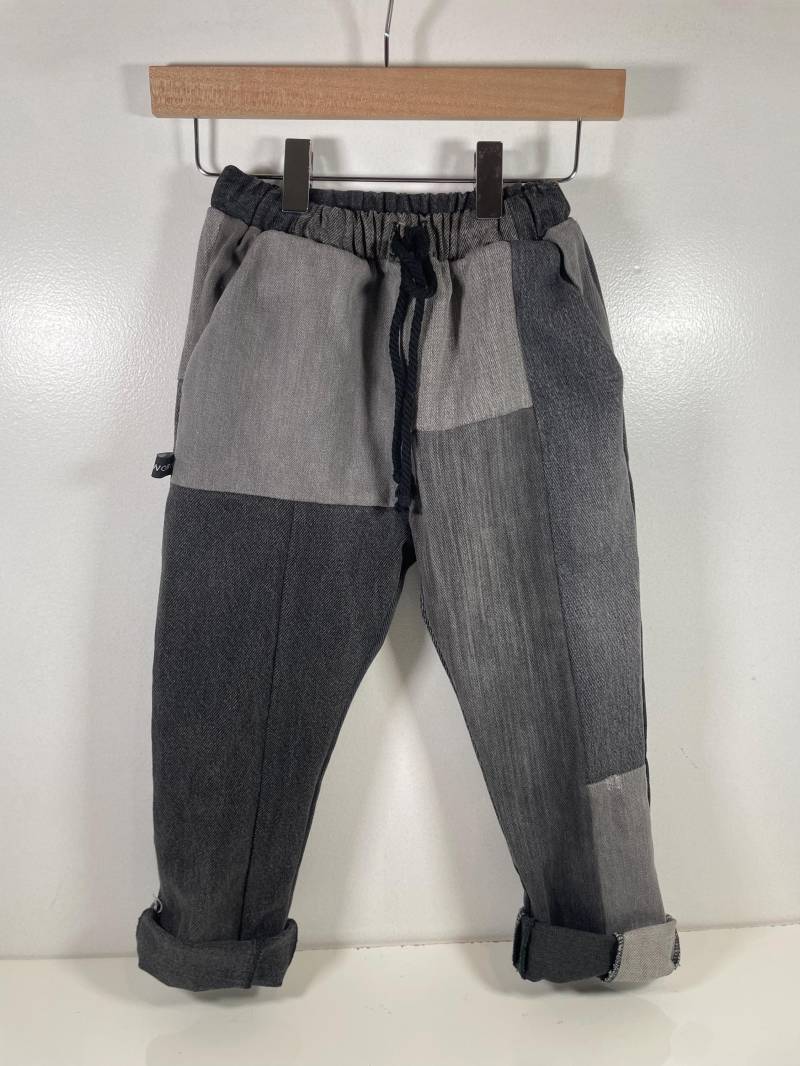 Jeans Für Kleinkinder, Patchwork-Denim, Unisex-Hose, Größe 4/5 Jahre von AYPEworks