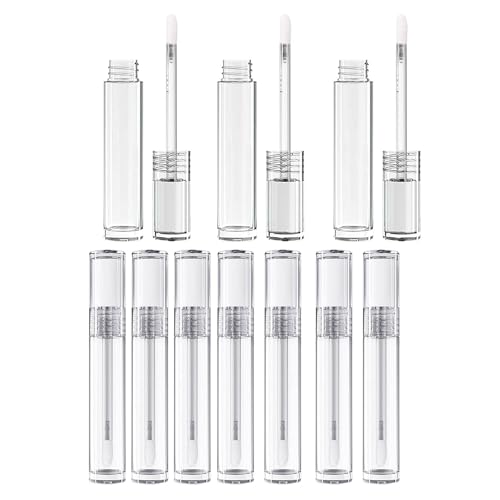 10 Stück Leere Lipgloss Röhren Behälter Lippenbalsam Flaschen Runde Flüssigkeitsröhre Transparent Nachfüllbar Make Up Zubehör Für Frauen 10 Stück Leere Lipgloss Röhren Behälter Lippenbalsam Flaschen Runde Flüssigkeitsröhre Transparent Nachfüllbar Make Up Zubehör Für Frauen von AYPOHU