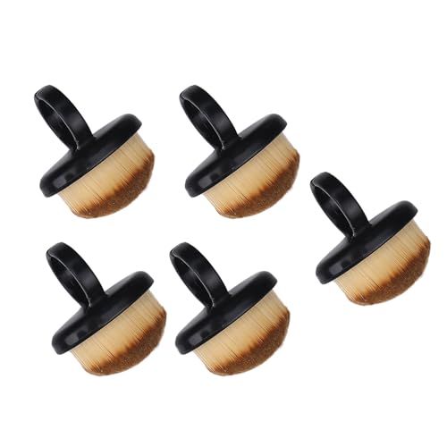 5 Stück Nagel Staubpinsel Nagel Kunst Staub Puder Entferner Make Up Pinsel Maniküre Pinsel Ringe Geformte Nagel Kunst Pinsel von AYPOHU