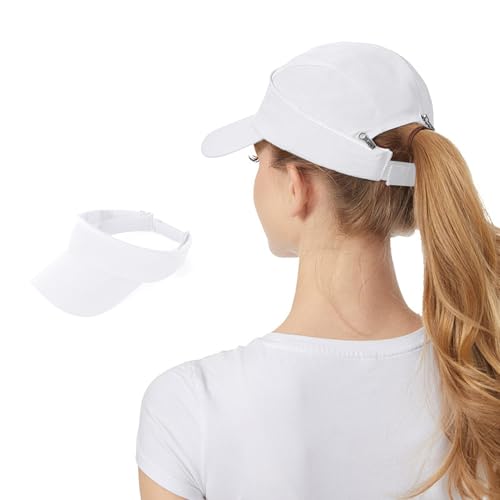 AYPOW Baseball Cap Damen Multifunktional Schnell Trocknend Basecap Sun Visor Cap Leichte Faltbare Sonnenschutz Sommermütze Verstellbar Sonnenhut Outdoor Tennis Golf Sport Running Cap Unisex von AYPOW