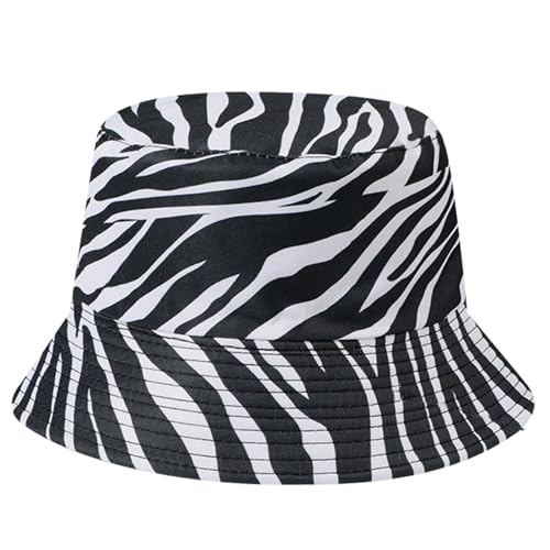 AYPOW Fischerhut Baumwolle Bucket Hat Damen Faltbar Sonnenhut, Leicht Reversibel Mützen UV-Schutz Strandhut Beidseitigen Anglerhut, Mode Freizeit Sommerhüte Packable Camping Caps für Reisen Wandern von AYPOW
