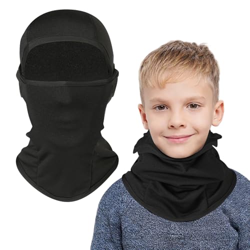 AYPOW Kinder Sturmhaube Winter 2-8, Multifunktional Winddicht Fleece Warm Skimaske Radfahren Gesichtsmaske unter dem Helm, Sturmmaske Mütze mit Halswärmer für Jungen Mädchen, Winter Outdoor Sport von AYPOW