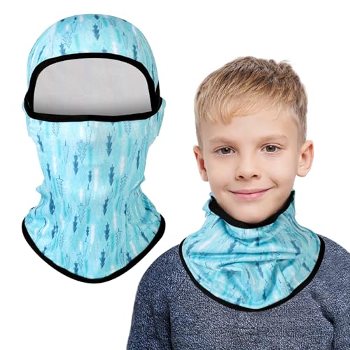 AYPOW Kinder Sturmhaube Winter 2-8, Multifunktional Winddicht Fleece Warm Skimaske Radfahren Gesichtsmaske unter dem Helm, Sturmmaske Mütze mit Halswärmer für Jungen Mädchen, Winter Outdoor Sport von AYPOW