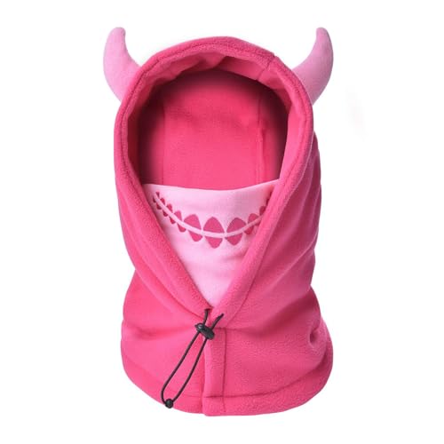AYPOW Kinder Winter Thermo Fleece Sturmhaube 4-12 Jahre, Multifunktionale Winddichte Verstellbare Gesichtsmaske Skimaske, Warm Mütze Sturmmaske Halswärmer Schal Jungen Mädchen Outdoor-Aktivitäten von AYPOW