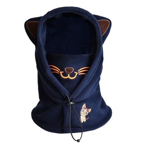 AYPOW Kinder Winter Thermo Fleece Sturmhaube 4-12 Jahre, Multifunktionale Winddichte Verstellbare Gesichtsmaske Skimaske, Warme Mütze Sturmmaske Halswärmer Schal für Jungen Mädchen Outdoor-Aktivitäten von AYPOW