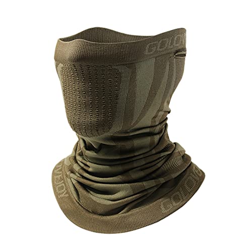 AYPOW Nackenwärmer Gesichtsmaske Herren Damen,Atmungsaktiv Winddicht Multifunktionstuch Outdoor Sportschal Schlauchschal Halswärmer Sturmhaube Halstuch Bandana Sturmhaub für Skifahren Motorrad Fahrrad von AYPOW
