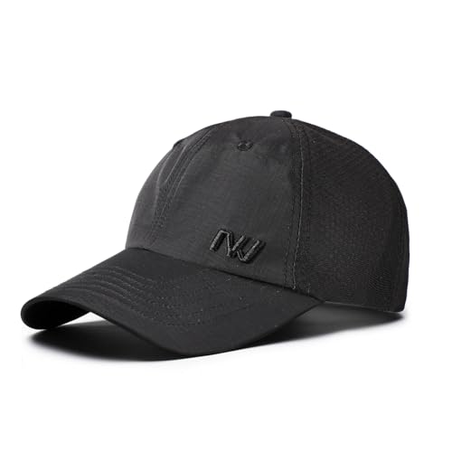 AYPOW Schnelltrocknend Baseballkappe Herren Damen, Leichte Atmungsaktiv Weicher Mesh Laufmützen, Kühlende Faltbare Basecap Sommer Mütze Sonnenschutz Sportmütze for Running Tennis Golf Reisen von AYPOW