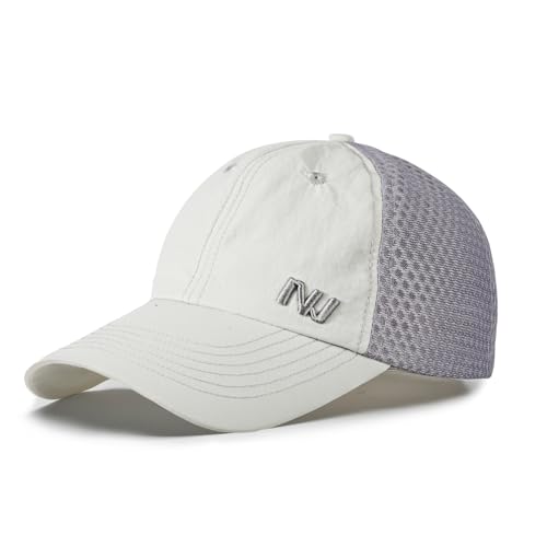 AYPOW Schnelltrocknend Baseballkappe Herren Damen, Leichte Atmungsaktiv Weicher Mesh Laufmützen, Kühlende Faltbare Basecap Sommer Mütze Sonnenschutz Sportmütze for Running Tennis Golf Reisen von AYPOW