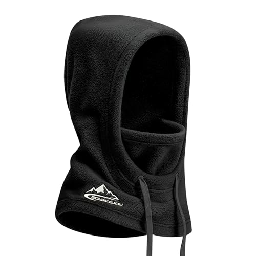 AYPOW Sturmhauben Winter, Thermo Winddichte Fleece Balaclava Gesichtsmaske, Warme Skimaske Weicht Verstellbare Kapuze Hut Sturmhaube Motorrad Fahrrad für Herren Damen Outdoor Wintersport von AYPOW