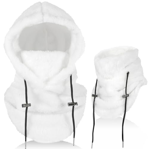 AYPOW Winter Thermo Fleece Sturmhaube Herren Damen, Multifunktionale Outdoor Winddicht Gesichtshaube Warm Skimaske mit Nackenwärmer Halswärmer, Unisex Gesichtsmaske Radfahren Motorräder Wandern Laufen von AYPOW