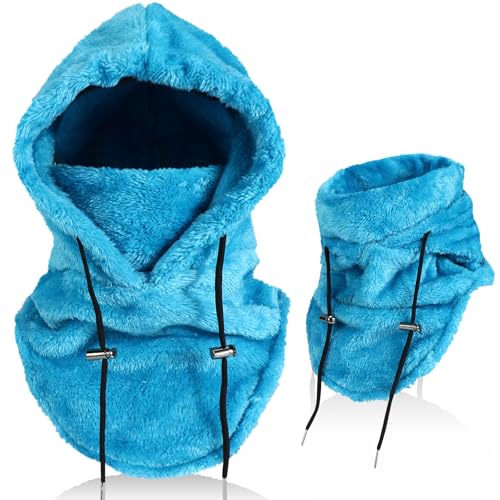 AYPOW Winter Thermo Fleece Sturmhaube Herren Damen, Multifunktionale Outdoor Winddicht Gesichtshaube Warm Skimaske mit Nackenwärmer Halswärmer, Unisex Gesichtsmaske Radfahren Motorräder Wandern Laufen von AYPOW