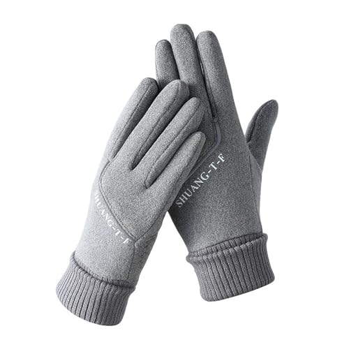 AYPOW Winter Thermo Sport Handschuhe Damen, Darlon Ultra Warm Winddichte Anti-Rutsch Touchscreen Handschuhe mit Fleece Futter, Outdoor Sportarten Tägliches Laufen Radfahren Wandern Fahren Handschuhe von AYPOW