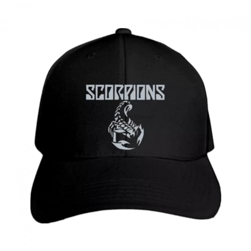Baseball Kappen Scorpions Herren Rock Band Snapback Hut Highlight Sport Print Sonnenhut Geschenk von AYQEBNC