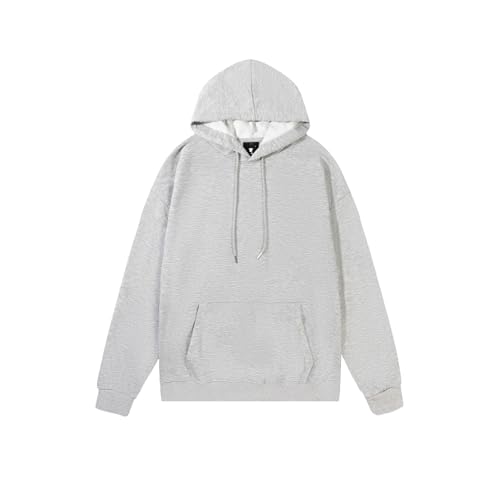 AYSDSKI Herren Hoodie Einfarbig Kapuzenpullover Langarm Sweatshirts mit Kapuze Männer Casual Pullover Kordelzug Hoody mit Tasche Leicht Sport Übergangsjacke Basic Winter Hoodies von AYSDSKI