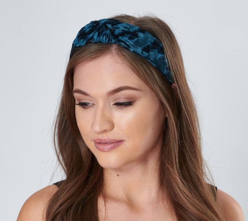 Samt Stirnband Twisted Knot Crushed Haarband Kaufen 1 Erhalten Gratis von AYStudioUK
