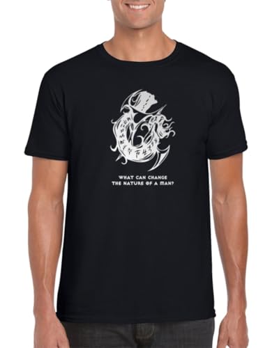What Can Change The Nature of a Man Nameless One Planescape Fan Made T Shirt Black M von AYTAPUGE