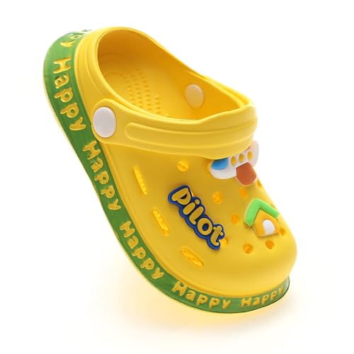 AYUEBO Kinder Clogs Jungen Mädchen Pantoletten Unisex Hausschuhe Gartenschuhe Strand Sandalen Slip Badeschuhe Gummi Gartenclogs Outdoor Sommer Latschen On Flach von AYUEBO