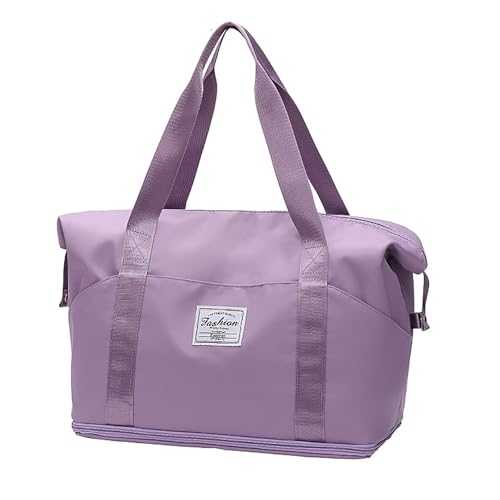 Reisetasche Damen Sporttasche Handgepäck Tasche Schwimmtasche Wasserdicht Travel Bag Duffle Bag Fitnesstasche Trainingstasche Frauen für Reise Gym Weekender Bag Lila 2 Reisetasche Damen Sporttasche Handgepäck Tasche Schwimmtasche Wasserdicht Travel Bag Duffle Bag Fitnesstasche Trainingstasche Frauen für Reise Gym Weekender Bag Lila 2 von AYUEBO
