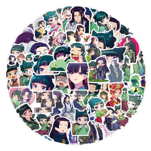 AYVRUOP 120 Stück The Apothecary Diaries Aufkleber Wasserdichte Graffiti Stickers, Anime Art Book Laptop Skateboard Aufkleber Personalisierte Kombination Nicht Wiederholt von AYVRUOP