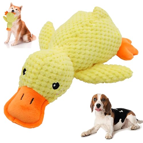 AYVRUOP Anti Stress Ente für Hunde,Hundespielzeug Ente,Quietschspielzeug Hund Kuscheltier,Gelbe Ente für Hunde,Unzerstörbares Kuscheltier für Hunde,Dog Toys für Kleine,Mittlere,Große Hunde AYVRUOP Anti Stress Ente für Hunde,Hundespielzeug Ente,Quietschspielzeug Hund Kuscheltier,Gelbe Ente für Hunde,Unzerstörbares Kuscheltier für Hunde,Dog Toys für Kleine,Mittlere,Große Hunde von AYVRUOP