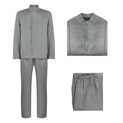 AYYOHON Böser Doktor Kostüm Austin Cosplay Bösewicht Jacke Hosen Set Halloween Kostüme für Männer Erwachsene Kostüm Outfit 2XL AYYOHON Böser Doktor Kostüm Austin Cosplay Bösewicht Jacke Hosen Set Halloween Kostüme für Männer Erwachsene Kostüm Outfit 2XL von AYYOHON