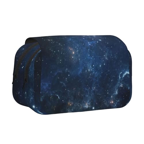 AYYQWE Galaxy Space Bedruckte leichte Stifttasche Stilvolle Schreibwaren Reise Büro Große Kapazität Make-up Toilettenartikel von AYYQWE