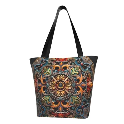 AYYQWE Medallion Multi Print Sommer Schultertasche Strand Crossbody Handtasche Reise Einkaufen Fitnessstudio Wandern Party Events AYYQWE Medallion Multi Print Sommer Schultertasche Strand Crossbody Handtasche Reise Einkaufen Fitnessstudio Wandern Party Events von AYYQWE