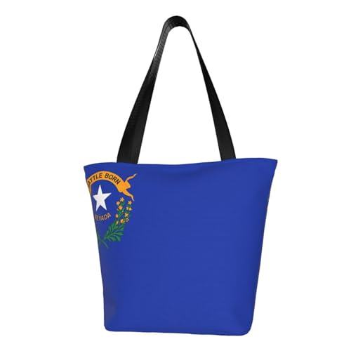 AYYQWE Nevada State Flag Print Sommer Schultertasche Strand Crossbody Handtasche Reise Einkaufen Fitnessstudio Wandern Party Events von AYYQWE