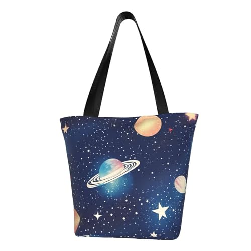 AYYQWE Starry Sky Universe Space Print Sommer Schultertasche Strand Crossbody Handtasche Reise Einkaufen Fitnessstudio Wandern Party Events AYYQWE Starry Sky Universe Space Print Sommer Schultertasche Strand Crossbody Handtasche Reise Einkaufen Fitnessstudio Wandern Party Events von AYYQWE
