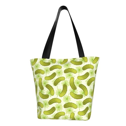 AYYQWE Sushi Dill Pickles Print Sommer Schultertasche Strand Crossbody Handtasche Reise Einkaufen Fitnessstudio Wandern Party Events von AYYQWE