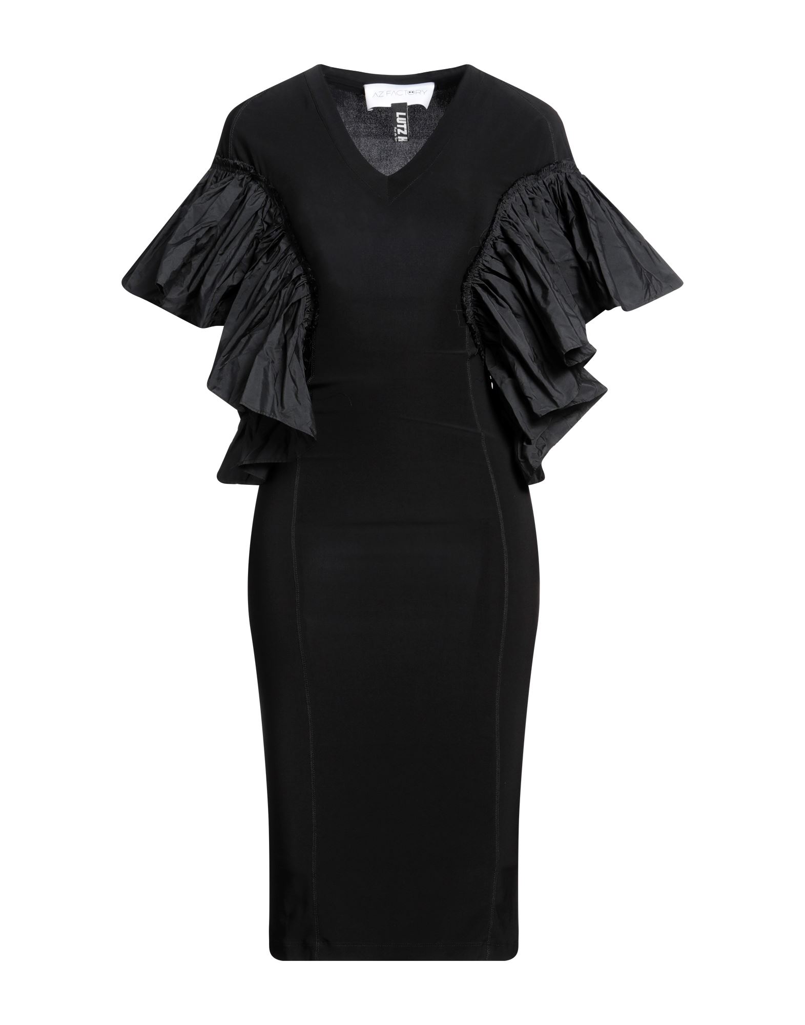 AZ FACTORY Midi-kleid Damen Schwarz von AZ FACTORY