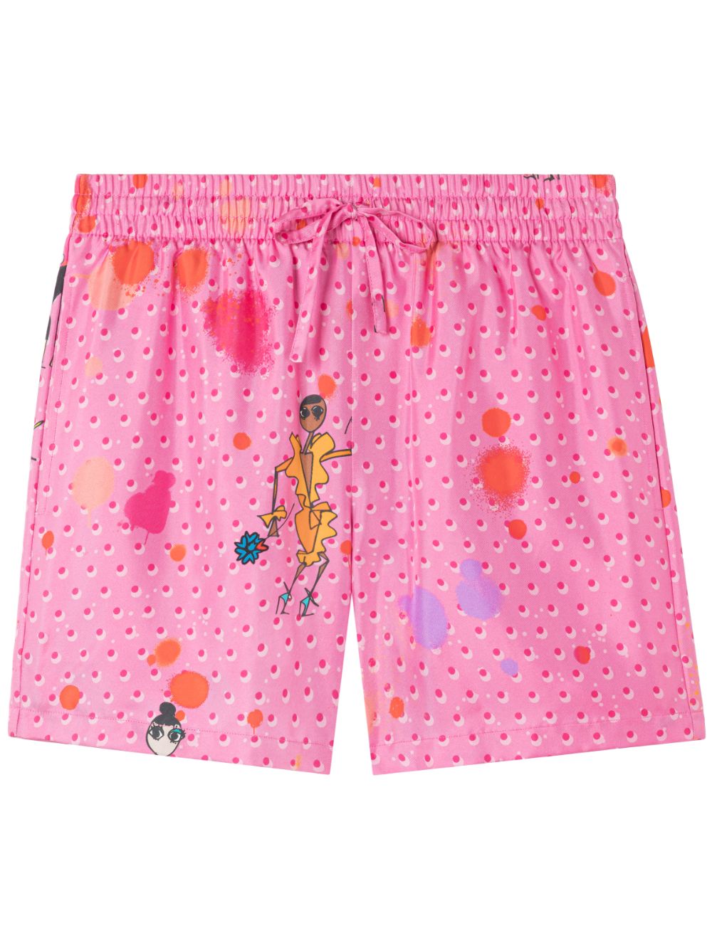 AZ FACTORY Shorts mit Kordelzug - Rosa von AZ FACTORY