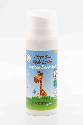Bio After Sun für Baby & Kinder|Pflegend und regenerierend nach der Sonne|für die zarte Babyhaut|Kühlt und beruhigt|Geprüfte bio Qualität|Ab 0 Monaten|Organic after sun protection 50ml - Azeta bio Bio After Sun für Baby & Kinder|Pflegend und regenerierend nach der Sonne|für die zarte Babyhaut|Kühlt und beruhigt|Geprüfte bio Qualität|Ab 0 Monaten|Organic after sun protection 50ml - Azeta bio von AZETA bio