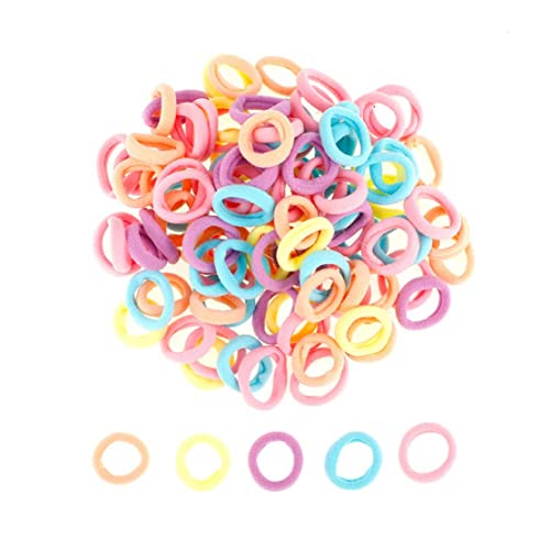 100 PCs Haarbindungen für Kleinkind Girls weiche elastische Haarbindungen Bänder Baby Nahe Haarbänder für Kinder Elastique Cheveux von AZIDWERYQ