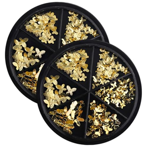 2 Set Gold Butterfly Nail Charme Dekorative exquisite DIY Golden Butterfly 3D Nagel Charme für Frauen und Mädchen 2 Set Gold Butterfly Nail Charme Dekorative exquisite DIY Golden Butterfly 3D Nagel Charme für Frauen und Mädchen von AZIDWERYQ
