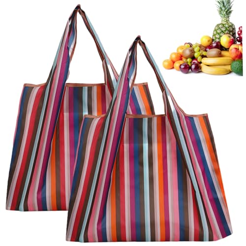 AZIDWERYQ 2pcs Wiederverwendbare Einkaufsbeutel, 22, 8x15.8 wasserdicht von AZIDWERYQ