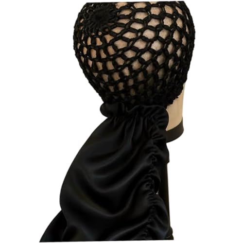 Decken mit Haarpacknetz 2 in 1 Reversible Wrap Cap verstellbare Motorhaube für das Schlafen für Frauen Mädchen lockiges Haar für Seidenpresse von AZIDWERYQ