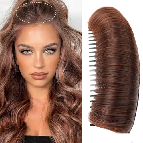 Haarstöße für Volumeneinsatz, natürliche unsichtbare flauschige Haarpolster, waschbarer Clip auf Perücken Styling -Einsatzwerkzeug für Frauen Mädchen Haarstöße für Volumeneinsatz, natürliche unsichtbare flauschige Haarpolster, waschbarer Clip auf Perücken Styling -Einsatzwerkzeug für Frauen Mädchen von AZIDWERYQ